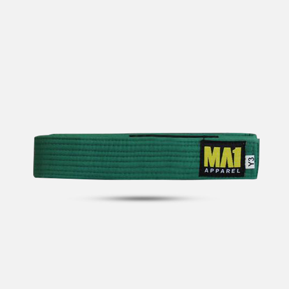 MA1 Kids BJJ Gi Belt - Green