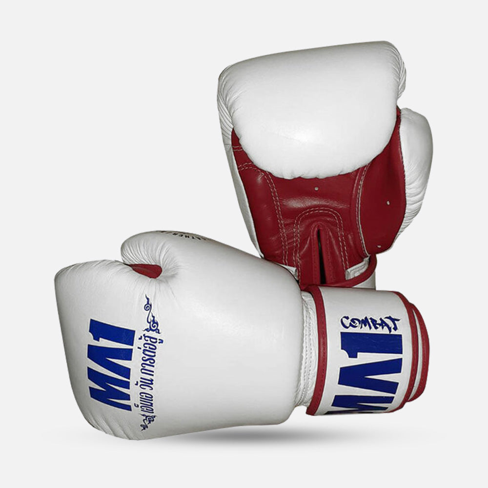 MA1 Thai Made Tri-Colour Leather Boxing Gloves