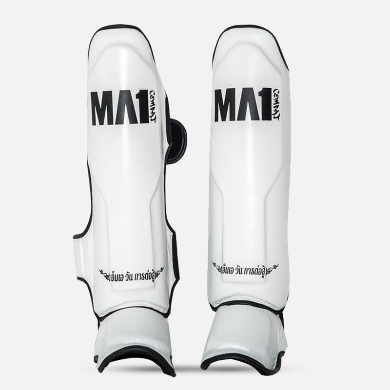 Pisces Sign White And Black Print Muay Thai Shin Guards