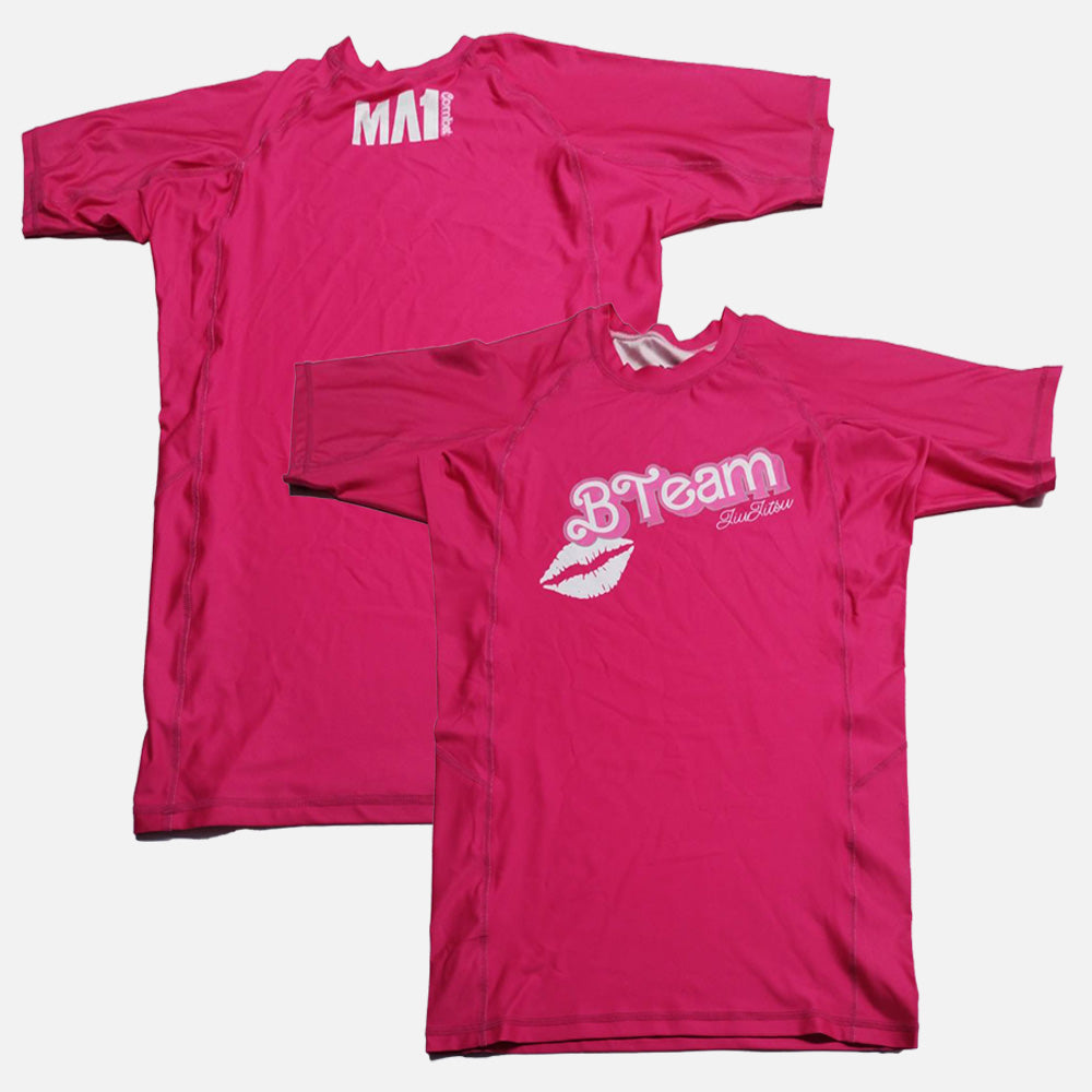 MA1 B-Team Pink Short Sleeve Rashguard