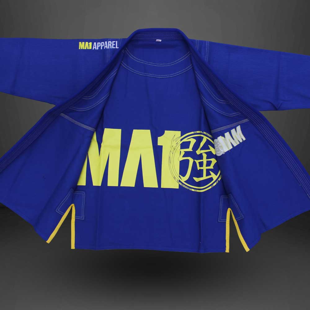 MA1 Premium Comp Gi - Blue & Yellow