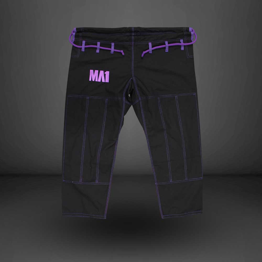 MA1 Premium Comp Gi Pants - Black, Purple & White